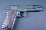 Excellent WWII U.S Marked Union Switch & Signal 1911A1, Graton & Knight Holster, Web belt, mag holder and 3 magazines - 2 of 15