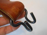 Vintage Pre-Owned Brown Leather M.H. Canjar Denver Co Rifle Sling w. Arm Cuff - 10 of 11