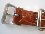 Vintage Pre-Owned Brown Leather M.H. Canjar Denver Co Rifle Sling w. Arm Cuff - 8 of 11