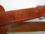 Vintage Pre-Owned Brown Leather M.H. Canjar Denver Co Rifle Sling w. Arm Cuff - 3 of 11
