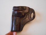 Kramer 686 Stitched Leather OWB Open Top, Open Muzzzle RH Holster - 3 of 12