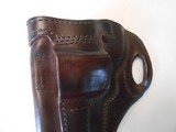 Kramer 686 Stitched Leather OWB Open Top, Open Muzzzle RH Holster - 4 of 12