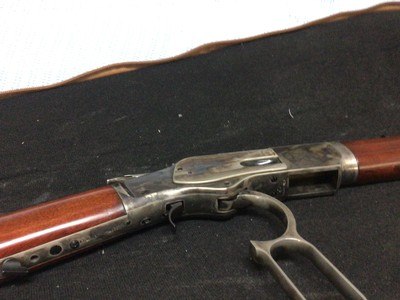 A Uberti from Massachusetts Long Range Lever Action 45 Colt 30 inch Barrel - Image 6 of 15