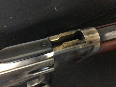 A Uberti from Massachusetts Long Range Lever Action 45 Colt 30 inch Barrel - Image 5 of 15