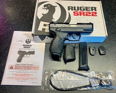 Ruger SR22, .22LR, LNIB $295