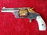 Silver and gold plated 38 Smith and Wesson model 2 break top in immaculate condition - 1 of 16