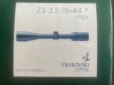 Swarovski Series Z5 3.5-18 X 44P rifle scope - 2 of 9