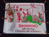 BROWNING ORIGINAL CHRISTMAS POSTER - 1 of 2