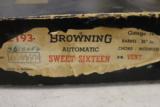 BROWNING AUTO 5 SWEET SIXTEEN WITH BOX SOLD - 9 of 9