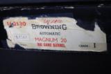 BROWNING AUTO 5 20 GA MAG BUCK SPL IN THE BOX ( FIRST YEAR ) SOLD - 9 of 10
