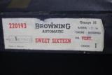 BROWNING AUTO 5 SWEET SIXTEEN WITH BOX - SOLD - 9 of 9