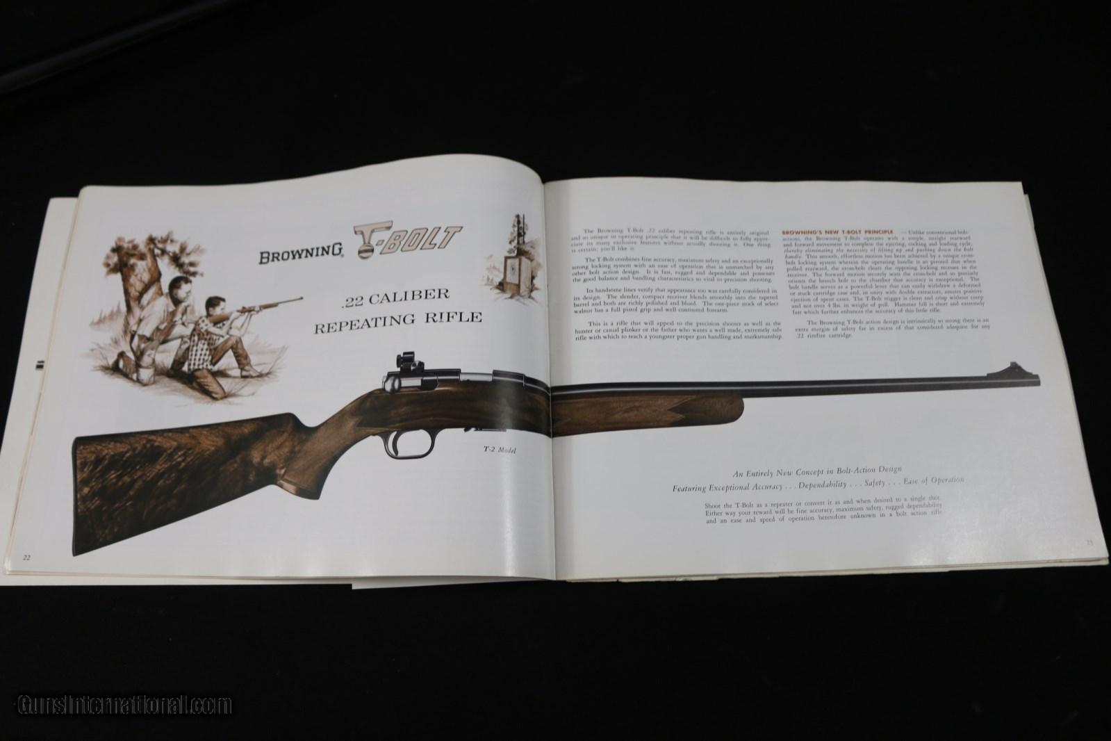 BROWNING CATALOG WITH ALL FIREARMS MADE IN 1970