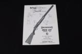 BROWNING GUN CATALOG AND PRICE SHEET FROM 1960 - SOLD - 6 of 9