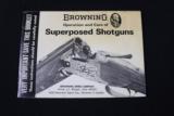 BROWNING SUPERPOSED BOOKLET SOLD - 1 of 1