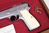 BROWNING HI POWER RENAISSANCE TANGENT SIGHT WITH IVORY GRIPS ( RARE ) - SOLD - 2 of 17