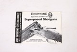 BROWNING SUPERPOSED BOOKLET - SOLD - 1 of 2