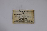 BROWNING AUTO 5 BOOKLET - SOLD - 1 of 2