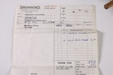 BROWNING HI POWER WITH FACTORY SERVICE RECORD - 2 of 9