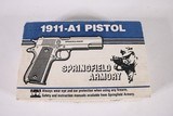 SPRINGFIELD ARMORY 1911-A1 WITH EXTRAS - 9 of 10