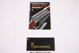 BROWNING MODEL 1895 BOOKLET AND HANG TAG - 1 of 1