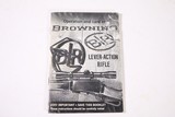 BROWNING BLR BOOKLET - 1 of 1