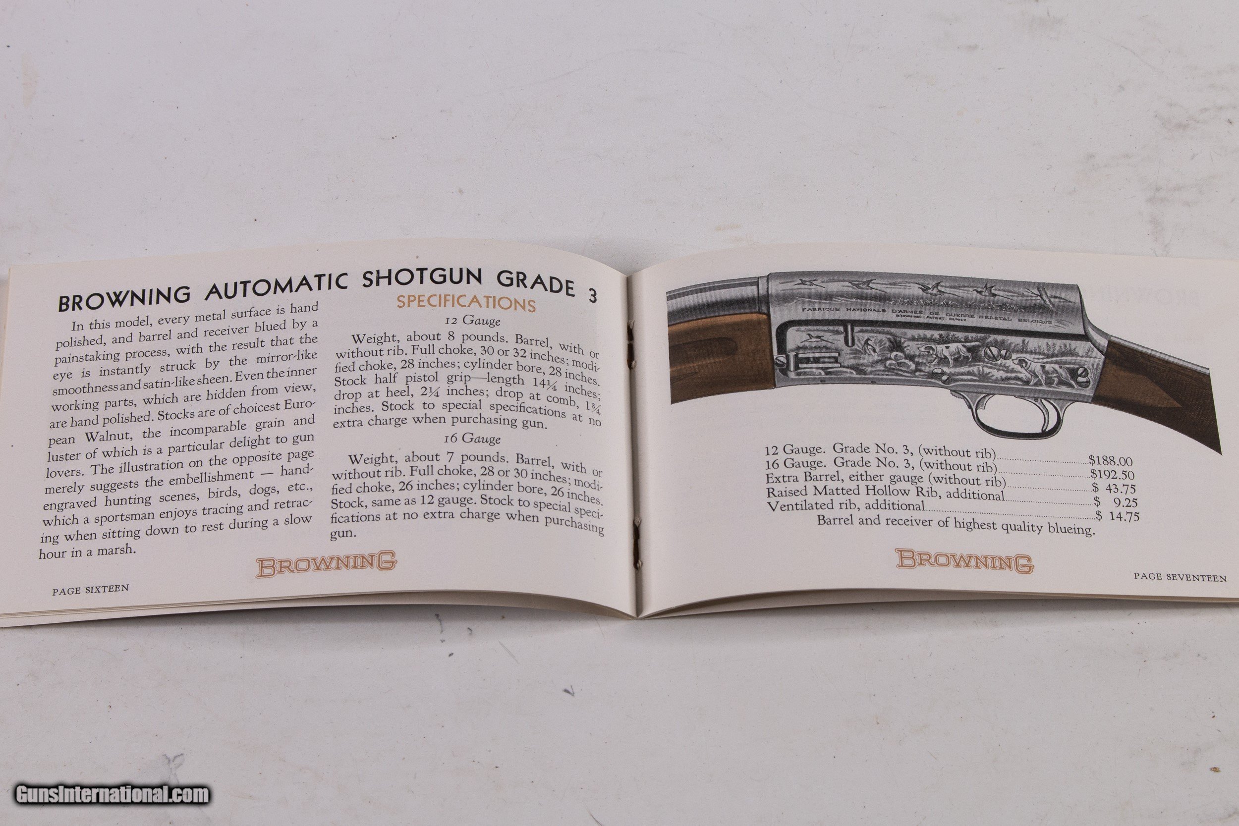 BROWNING CATALOG FROM 1927