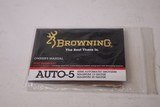 BROWNING AUTO 5 12 & 20 GA MAG. BOOKLET - 1 of 1
