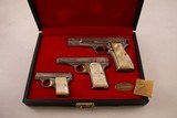 BROWNING RENAISSANCE .25 ACP, .380 ACP, AND 9 MM SET WITH CASE