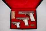 BROWNING RENAISSANCE .25 ACP, .380 ACP, AND 9 MM SET WITH CASE - 1 of 19