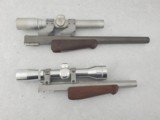 PAIR OF WICHITA ARMS PISTOL BARRELS WITH SCOPES - 2 of 4