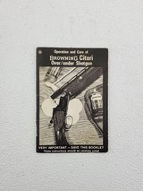 BROWNING CITORI BOOKLET - 1 of 2