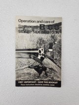BROWNING BSS BOOKLET - 1 of 2