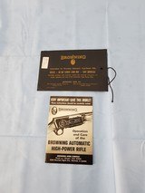 BROWNING BAR BOOKLET - 1 of 2
