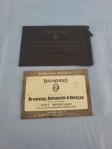 BROWNING AUTO 5 12, 16, AND 20 GA. MANUAL - 1 of 2