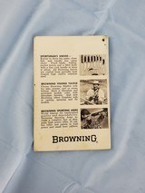 BROWNING A5 12 & 20 3'' MANUAL - 2 of 2