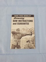 BROWNING BOW BOOKLET - 1 of 2