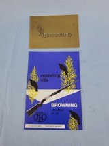 BROWNING TROMBONE PAPERWORK - 1 of 2