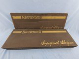 BROWNING SUPERPOSED BOXES FOR 4 BARREL SET