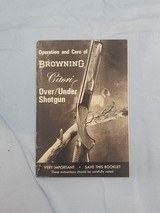 BROWNING CITORI BOOKLET