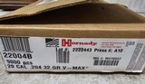 HORNADY .204 32 RR V-MAX - 1 of 3