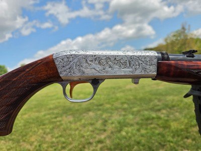 MARECHAL ENGRAVED BELGIUM BROWNING GRADE III SA-22 - Image 13 of 25
