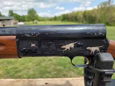 BELGIUM BROWNING A5 12 GAUGE CUSTOM ENGRAVED - Image 4 of 21