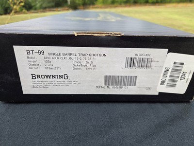 GRADE 5 BROWNING BT99 12 GAUGE - Image 2 of 17