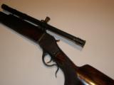 Winchester Model 1885 with Lyman A5 scope: 25-20 Single Shot Caliber - 7 of 11