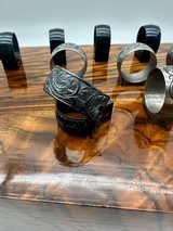Krieghoff Custom Engraved Top Latches and Barrel Hangers - 9 of 20