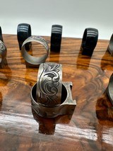 Krieghoff Custom Engraved Top Latches and Barrel Hangers - 7 of 20