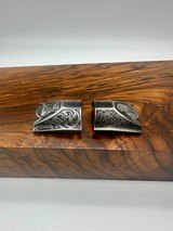 Krieghoff Custom Engraved Top Latches and Barrel Hangers - 20 of 20