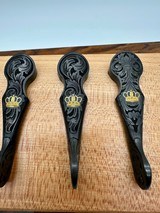 Perazzi SCO Engraved Top Levers Gold Crown Pierced - 5 of 5