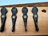 Perazzi SCO Engraved Top Levers Gold Crown Pierced - 3 of 5