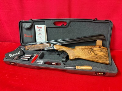 Perazzi High Tech 3 Case Color with 3 Notch Adjustable Rib LIKE NEW SC3 Wood